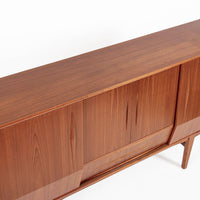 Mid-Century Danish Modern Teak High Sideboard or Bar Cabinet 1960s