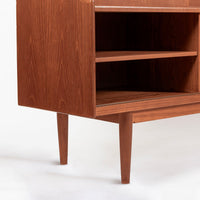 Mid-Century Danish Teak Tall Sideboard or Bar Cabinet by Johannes Andersen