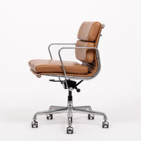 Eames Herman Miller Brown Leather Desk Chair Soft Pad 2000s