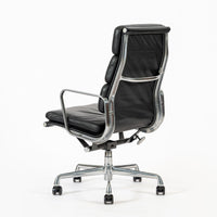 Authentic Eames Herman Miller Tall Black Leather Office Chair 2001