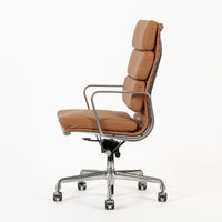 Eames for Herman Miller Aluminum Group Soft Pad Brown Office Chair