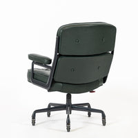 Green Leather Time Life Office Chair by Eames for Herman Miller 1996