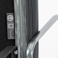 Eames for Herman Miller Gray Leather Office Chair 2000s