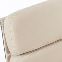 Eames for Herman Miller Tan Cream Office Chair in Schumacher VEGAN Suede