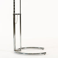 Mid Century Chrome & Glass Side Table by Eileen Gray (attr.)