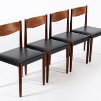 Mid Century Danish Modern Teak Dining Chairs by Poul Volther for Frem Rojle