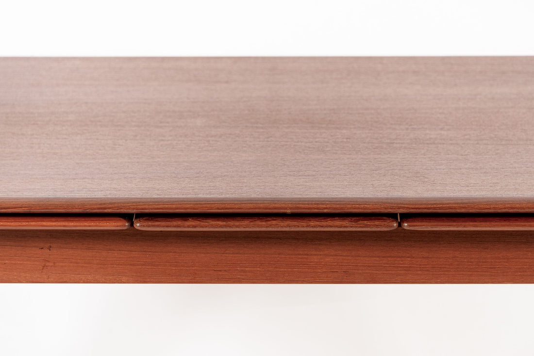 Mid Century Danish Teak Extension Dining Table by Kai Kristiansen (attr.)