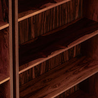 Pair of Mid Century Scandinavian Modern Tall Rosewood Bookcases