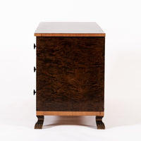 Vintage Mid Century Swedish Three Drawer Dresser