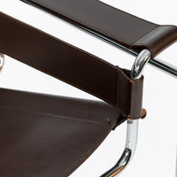 Mid Century Brown Wassily Chair by Marcel Breuer for Stendig 1960s, 2 Available