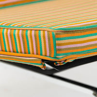 Eames Sofa Compact for Herman Miller, Alexander Girard Maharam Striped Fabric, 2 Available