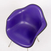 Mid Century Purple DAX Lounge Chairs by Eames for Herman Miller, 1960s