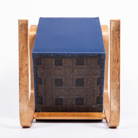 Bauhaus 402 Blue Arm Chair by Alvar Aalto, Made in Finland, 1930s