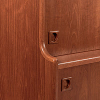 Mid-Century Danish Teak Tall Sideboard or Bar Cabinet by Johannes Andersen