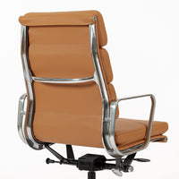 Eames for Herman Miller Aluminum Group Soft Pad Brown Office Chair
