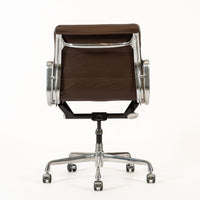 Dark Brown Leather Office Chair by Eames for Herman Miller