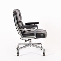 Eames for Herman Miller Time Life Black Leather Office Chair 1981