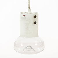 Mid Century Swedish Modern Glass Pendant Lamp by Orrefors