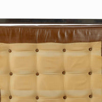 Pair Vintage Brown Tugendhat Lounge Chairs by Mies van der Rohe for Knoll 1960s