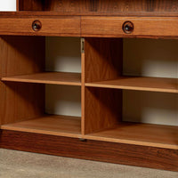 Mid-Century Modern Swedish Rosewood Wall Unit Bookcase by Bertil Fridhagen for Bodafors, 1960s