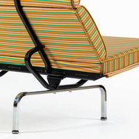 Mid Century Eames Herman Miller Sofa Compact, Alexander Girard Maharam Fabric, 2 Available