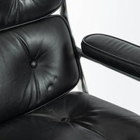 Eames Time Life Executive Chair Herman Miller Black Leather Office Chair 1981