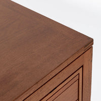 Large Mid Century Danish Modern Mahogany Wood Executive Desk, 2 Matching Avail