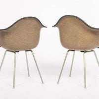 Mid Century Purple DAX Lounge Chairs by Eames for Herman Miller, 1960s