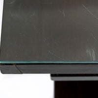 Postmodern Italian Rosewood and Metal Writing Desk by Abbondinterni, 1970s