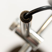 Vintage Mid Century Italian Silver Chrome Floor Lamp by Arteluce (attr)