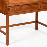 Danish Mid-Century Modern Teak Dropdown Secretary Desk, 1960s