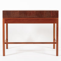 Exceptional Mid Century Danish Teak Writing Desk with Hutch