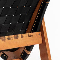 Rare Early Mid Century Wooden Rocking Chair by Ralph Rapson, 1940s