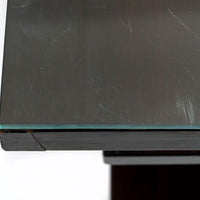 Postmodern Italian Rosewood and Metal Writing Desk by Abbondinterni, 1970s