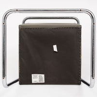 Mid Century Gray Leather Brno Chairs by Mies van der Rohe for Knoll