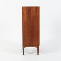 Mid-Century Danish Modern Teak Secretary Desk or Bar Cabinet Made in Denmark 1960s
