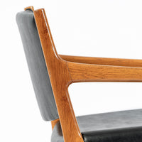 Hans J. Wegner JH507 Oak Dining Armchairs for Johannes Hansen (Attr.), Set of 6, Denmark, Circa 1965
