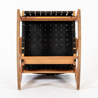 Rare Early Mid Century Wooden Rocking Chair by Ralph Rapson, 1940s