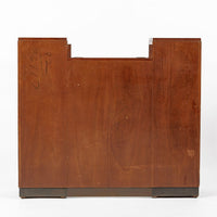 American Art Deco Birdseye Maple Vanity Cabinet or Dressing Table, Circa 1930