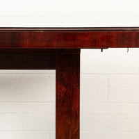 Antique Art Deco Wood Extendable Dining Table, Matching Credenza Available
