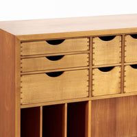 Exceptional Mid Century Danish Drop-Front Secretary Desk & Wall Shelf by Ditzel