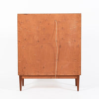 Mid-Century Danish Modern Teak Secretary Desk Cabinet 1960s