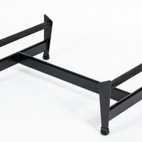 Cassina LC4 Black Leather Chaise Lounge Chair by Le Corbusier 1994