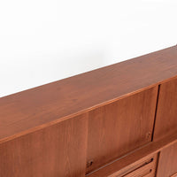 Mid-Century Danish Teak Tall Sideboard or Bar Cabinet by Johannes Andersen