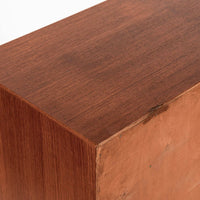 Mid-Century Danish Modern Teak Secretary Desk Cabinet 1960s