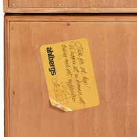 Pair of Swedish Mid-Century Modern Teak Bookcase Display Cabinets, 1960s