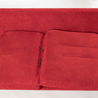 Vintage Italian Modern Red Simone Sofa by Simon International, Italy, Circa 1972