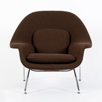 Early Restored Mid Century Brown Womb Lounge Chair by Saarinen for Knoll, Multiples/Custom Available