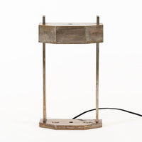Antique Art Deco Brass Table Lamp by Marcel Breuer for 1925 Paris Exposition
