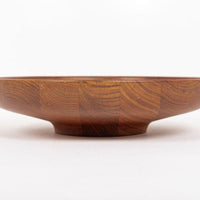 Danish Modern Large Teak Wood Bowl by Henning Koppel for Georg Jensen, 1960s